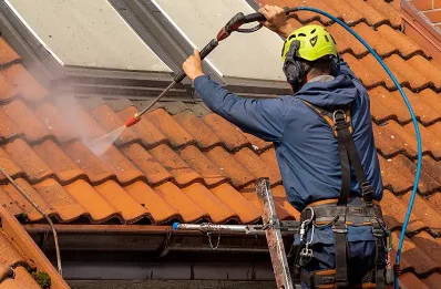 Démoussage et hydrofuge de toiture à Grozon
